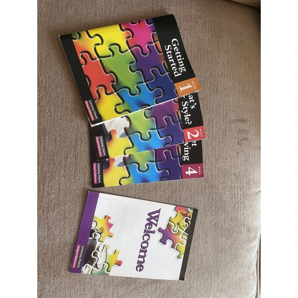Getting Started Week 1: Winning Points Welcome 1,2, 4 Booklets Weight Watchers